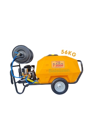 Kaan T200B 4T 7HP 200LT Arabalı Benzinli İlaçlama Makinesi