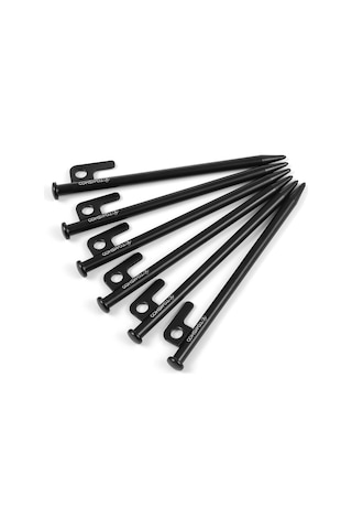 Kosona 6 Adet Çelik Çadır Pimi 20cm - Taşınabilir Çanta İle - Dayanıklı Metal Konstrüksiyon Çok Renkli