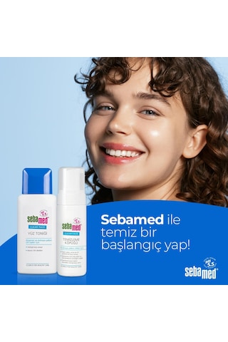 Sebamed Clear Face Sivilceye Yatkın Yağlı Ciltler İçin Etkili Siyah Nokta Karşıtı Yüz Temizleme Köpüğü 150 ML