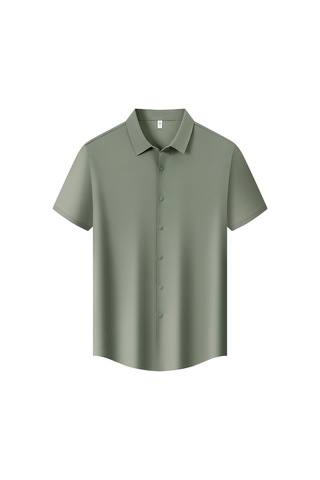 New Performance Premium Polo T-shirt 86.3% Nylon 13.7% Spandex Yeşil