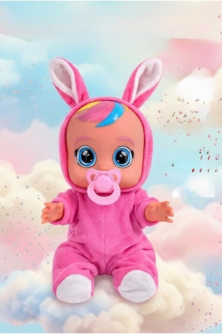 TıfılToys Fuşya Kostümlü Ağlayan Ve Konuşan Et Bebek Emzikli Ve Biberonlu İnteraktif Oyuncak Bebek