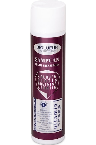 Biolueur Keratin Biotin ve Kolajen Hızlı Saç Uzatan Saç Dökülmesine Karşı Onarıcı Şampuan 250 ML