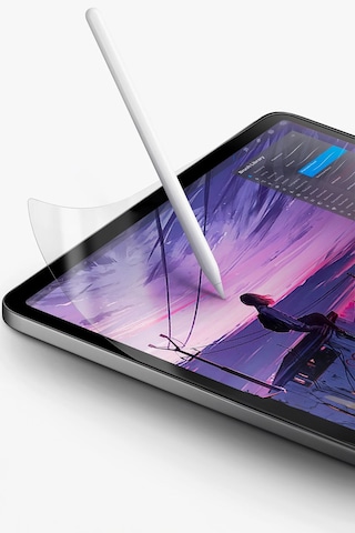 Apple Uyumlu iPad Air 13'' 2024 M2 Çip Ekran Koruyucu Optix Papper-sketch Serisi Kağıt Hissiyatlı Mat