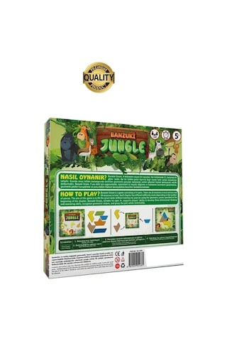 Jungle Eşleştirme Dikkat Oyunu El Beceri Temel Motor Gelişim Öğretici Eğitici Kutulu Zeka Oyunu