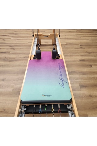 Pilates Is My Therapy' Lila Mavi Reformer Mat Pilates Matı Lila Mavi