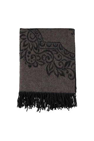 Lavinya Güneş Desen Kadın Kışlık Çift Taraflı Panço Omuz Şalı Kiremit 130 x 160 130 x 160