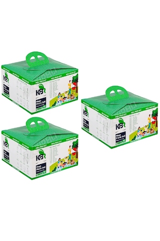 Kbr Mega Piknik Seti 12 Çeşit 62 Parça X 3 Set Çok Renkli
