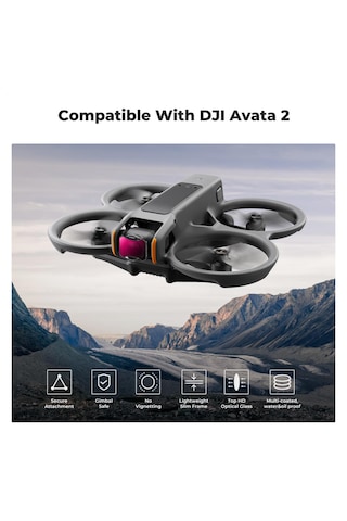 K&f Concept Djı Avata 2 Filtre Seti 4 Lü / Nd8/pl, Nd16/pl, Nd32/pl, Nd64/pl
