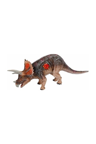 Dinosaur World Sesli Dinozor Boynuzlu Baş 22 Cm Dinozor