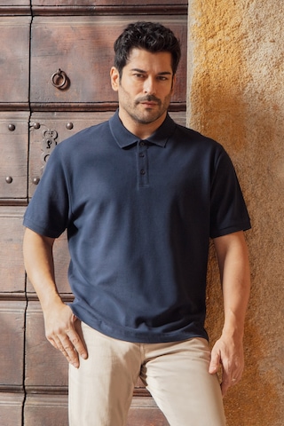 Ac&Co / Altınyıldız Classics 4A4820200047LaaXL Düğmeli Polo Yaka Cepsiz Slim Fit Erkek Tişört Lacivertvert Lacivert