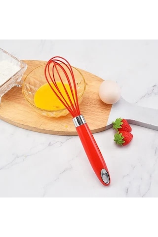 Orret Home Büyük Boy Silikon Çırma Teli,silikon Çırpıcı,yumurta,ayran Ve Pasta İçin Çırpma Teli 2 Genel