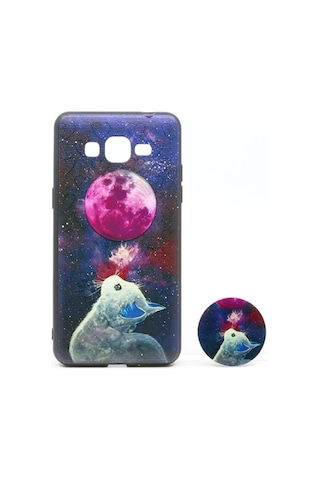 Nettech Samsung Galaxy G531 Grand Prime Uyumlu Desenli Popsocket