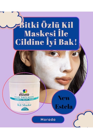 Profesyonel Bitki Özlü Kil Maske / Herbal Clay Mask 600gr