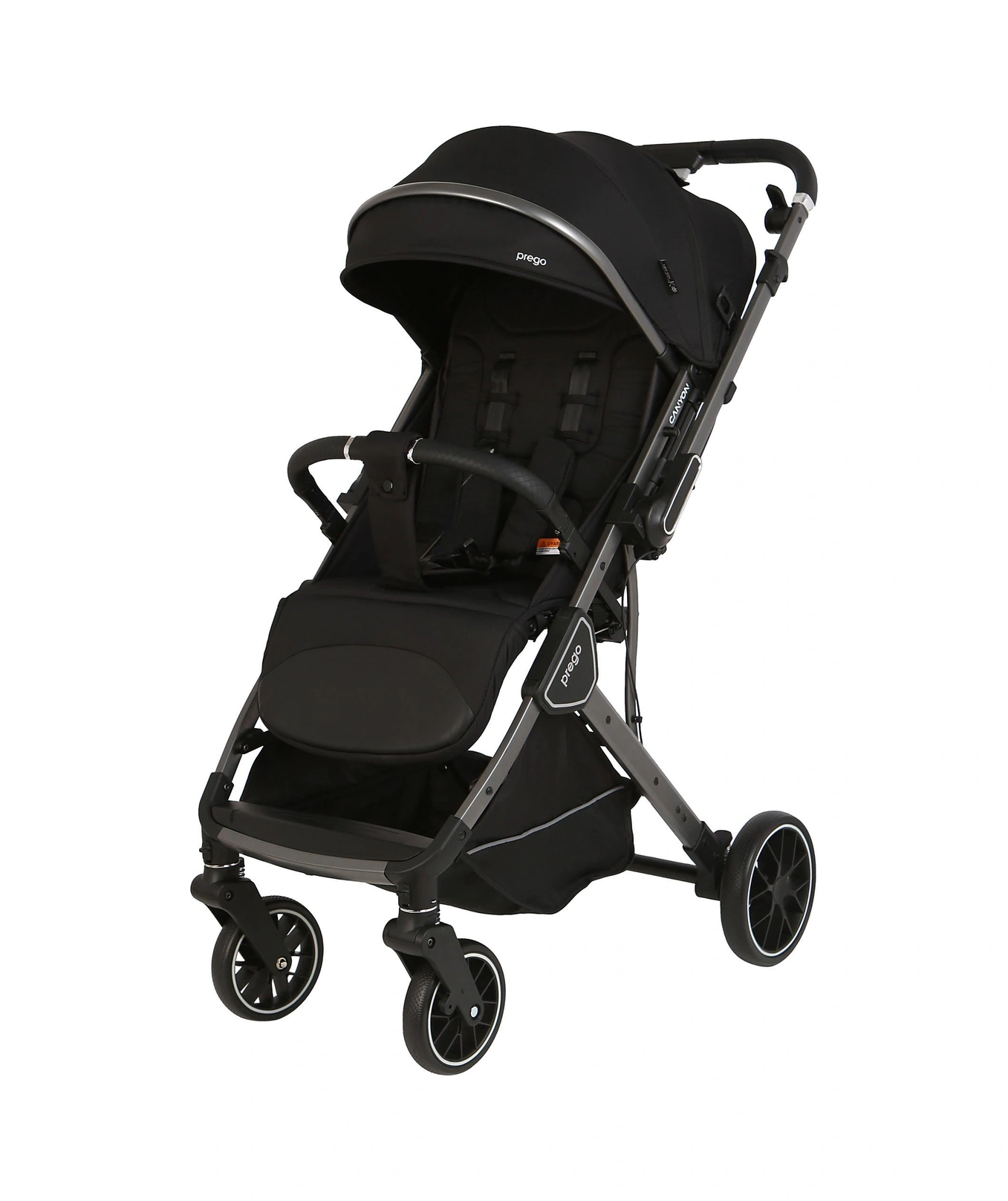 Prego Canyon Koldan Çift Yönlü Kabin Boy Bebek Arabası Siyah