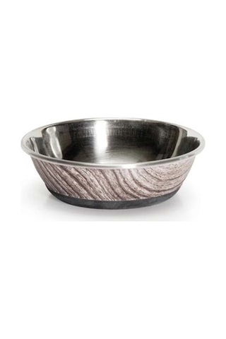 Camon Kübik Baskılı Çelik Mama Ve Su Kabı 950 Ml 15,5 Cm Köpek Kedi Kabı