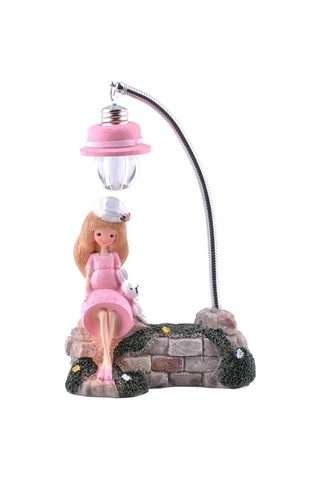 Buffer Kaya Üzerine Oturan Kız Biblo