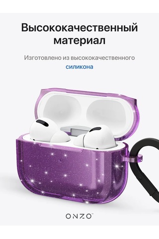 Onzo Airpods Uyumlu Pro İçin Şeffaf Parlak Kılıf 317765640 Beyaz