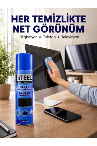 Mey İthalat Parmak İzi Ve Tozu Kolayca Temizleyen Ekran Temizleyici