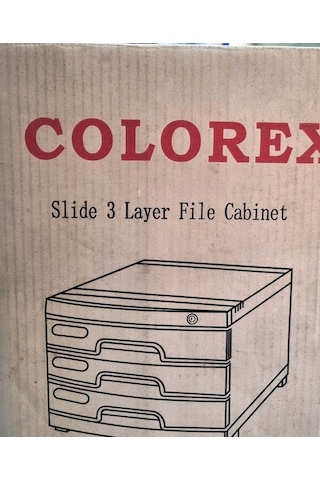 Colorex Çekmeceli Kilitli Evrak Rafı Pt-303