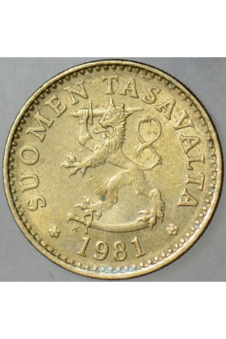 Finlandiya 10 Pennıa 1981.