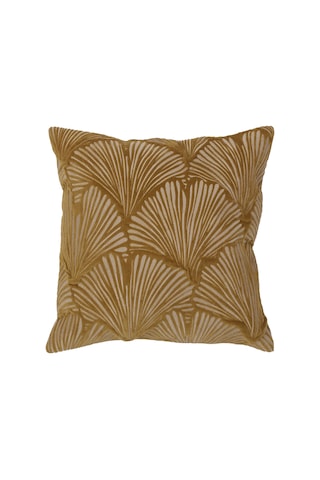Yargıcı Ginko Desenli Kadife Kare Yastık 45x45 Cm 26knht1005c St