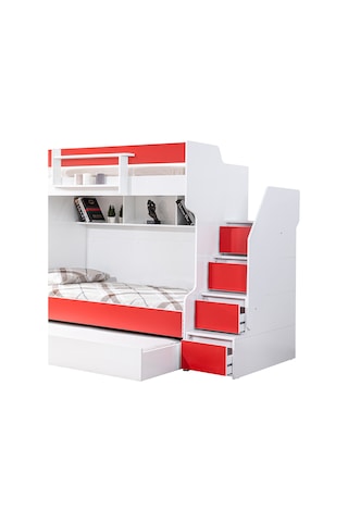 Ranza, Cesur Yavrulu Ranza - Kırmızı 3 Adet Comfort Yatak 90 X 190 CM