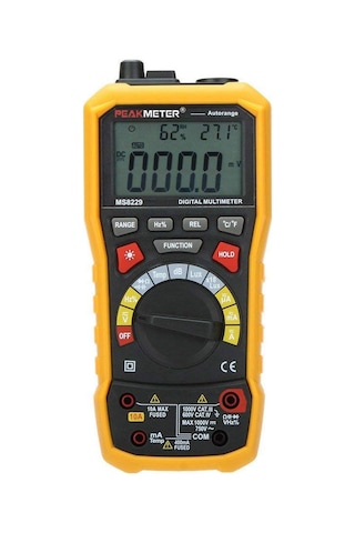Peakmeter Ms8229 5 İn 1 Multi Sensörlü Dijital Multimetre