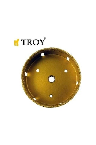 Troy 27450-80 Avuç Taşlamalar İçin Seramik Kuru Elmas Delici, 80mm