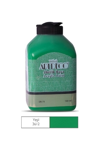 Artdeco Akrilik Ahşap Boyası 500 Ml 3612 Yeşil