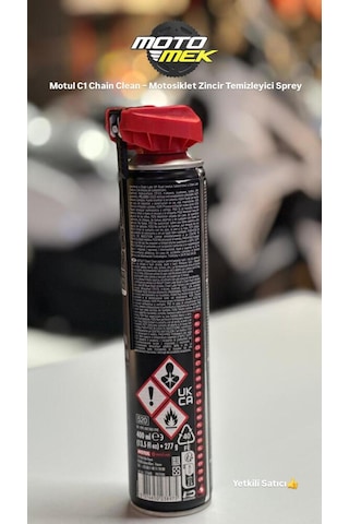 Motul C1 Zincir Temizleyici Sprey, O-ring Ve X-ring Uyumlu 400ml