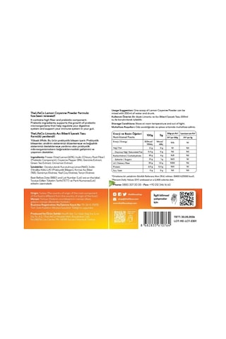 TheLifeCo Lemon Cayenne & Green Blend & Limonlu Çilekli Psyllium