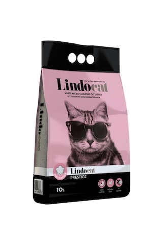 Lindo Cat Pudralı + Marsilya Sabunlu Kedi Kumu 10 L