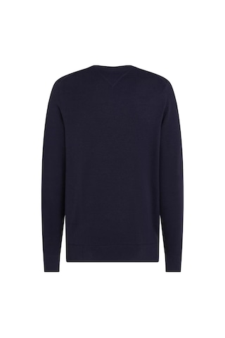 Tommy Hilfiger Erkek Yuvarlak Yaka Cotton Crew Neck Kazak - Lacivert Blue