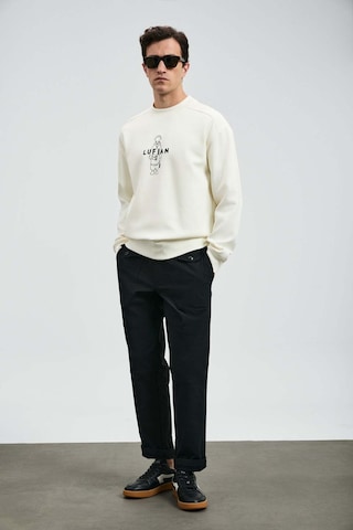 Lufian Simba Kırık Beyaz Erkek Sweatshirt 112030175 Kırık Beyaz
