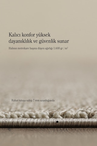 Modern Halı Sisal Bukle Halı Kahverengi Halı Salon Halısı Oturma Odası Halısı Koridor Halısı Yolluk Kahverengi