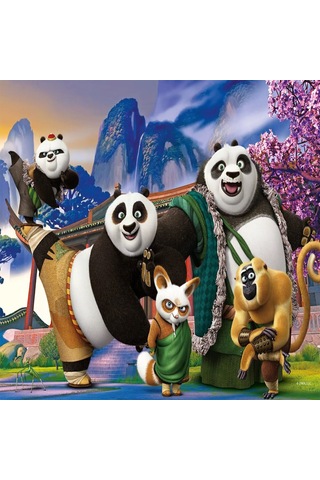 Kp 714 Kung Fu Panda Puzzle 100 Prç Standart