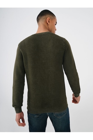LOFT Regular Fit Erkek Kazak Lf2036897 Q1.v1 Haki