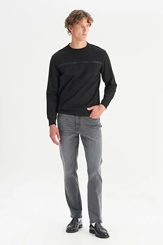 Wrangler Erkek Sweat W2520534 001 Siyah Siyah