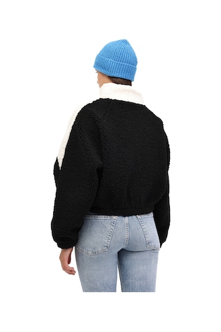 Reebok Bents Teddy Siyah Kadın Mont Siyah-beyaz
