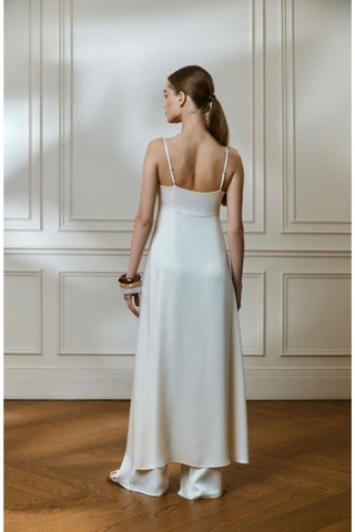 Reya Uzun Üst Beyaz