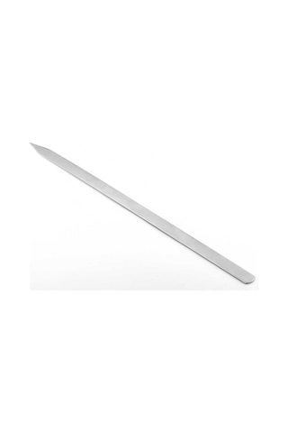 Premium Izgara Aleti Et Pişirme Kamp Malzemesi Adana Kebap Şişi 60 Cm Yassı Metal Mangal Ekipmanı