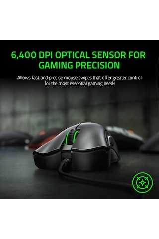 Razer Deathadder Essential 2021 - Kablolu Oyun Faresi Optik Se 14056990