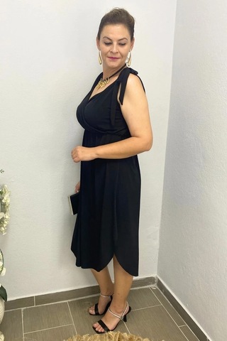 Mia Butik Kadın Siyah Helen Elbise Siyah