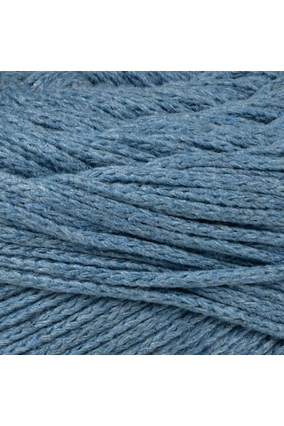 Kürkçü Han Makrome Mavi 3mm 200gr 130m Premium Örgü İpi