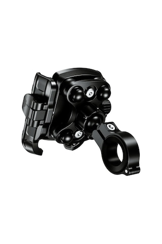 Nukrotech Mrt Road Titreşim Modüllü Telefon Tutucu Gidon Ve Ayna Aparatlı Siyah