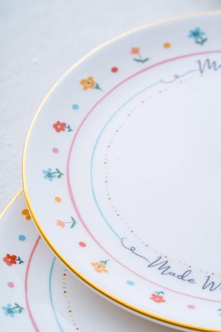 Acar Livaldi 6 Parça Pasta Tabağı - 19 Cm