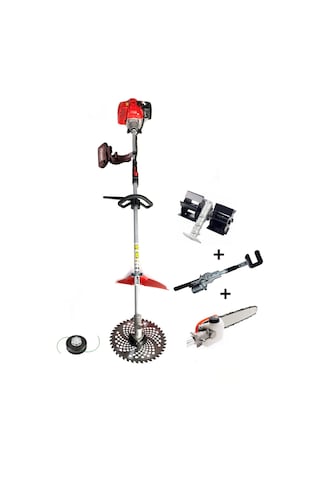 Silen C-52 3.2 KW 4.6HP Yan Tırpan + Zeytin Silkeleme + Dal Testere + Paletli Çapa Makinesi