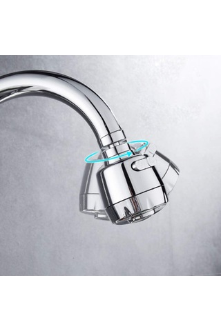 Adet Kısa 360 Derece Dönebilen Musluk Havalandırıcı Mutfak Musluk Başlığı 2 Modlu Ayarlanabilir Duş Başlığı Filtre Püskürtücü Mutfak Banyo İçin Diğer