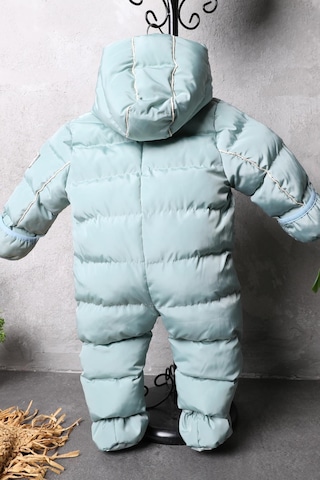 Benitto Kids Kız Bebek Astronot Tulum Yeşil