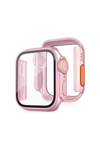 Znv Zenvia Mey İthalat Watch 44mm Watch 49mm Kasa Dönüştürücü Ve Ekran Koruyucu - Rose Gold Znv2025 Cmn
